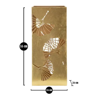 P/OMBRELLI Carved Leaf 24x24x55 cm